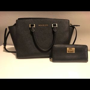 Purse with matching wallet